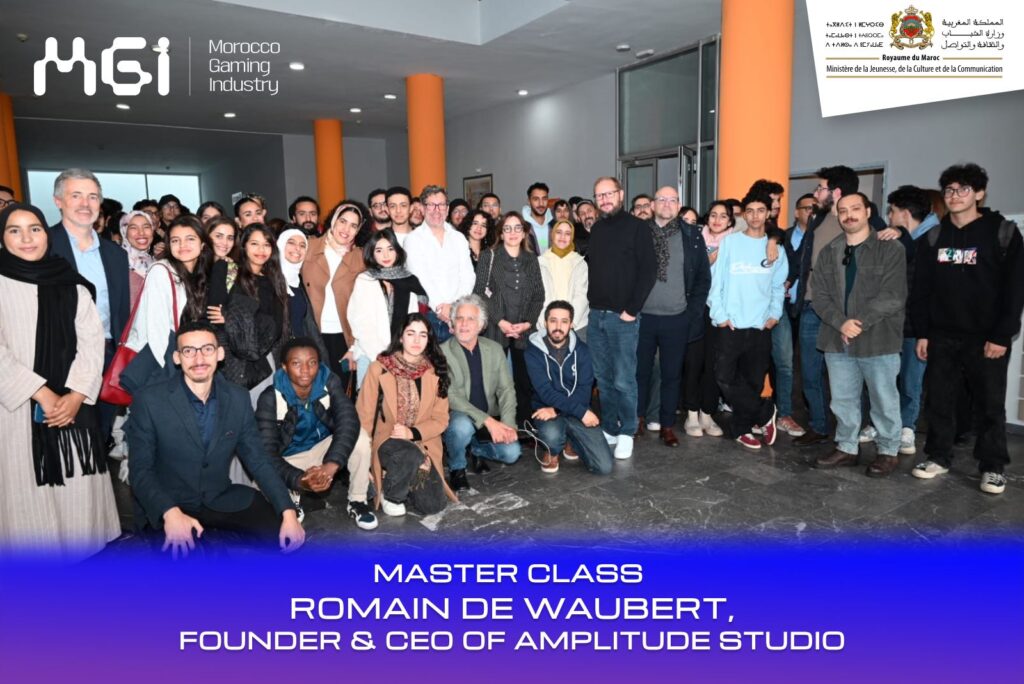 Masterclass during the Closing of the Video Game Incubator Program.